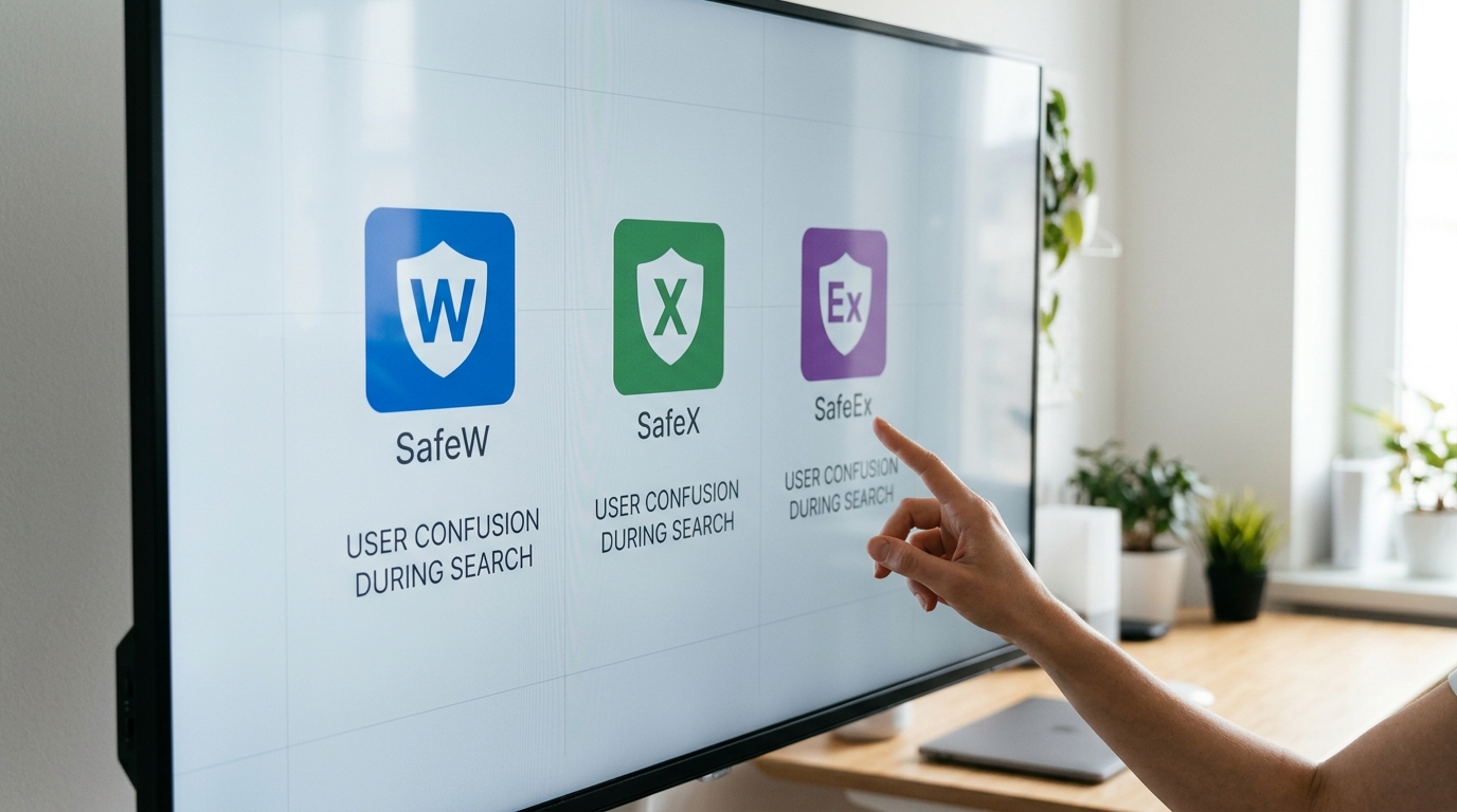 safew下载 实体区分 SafeW SafeX SafeEx 对比图