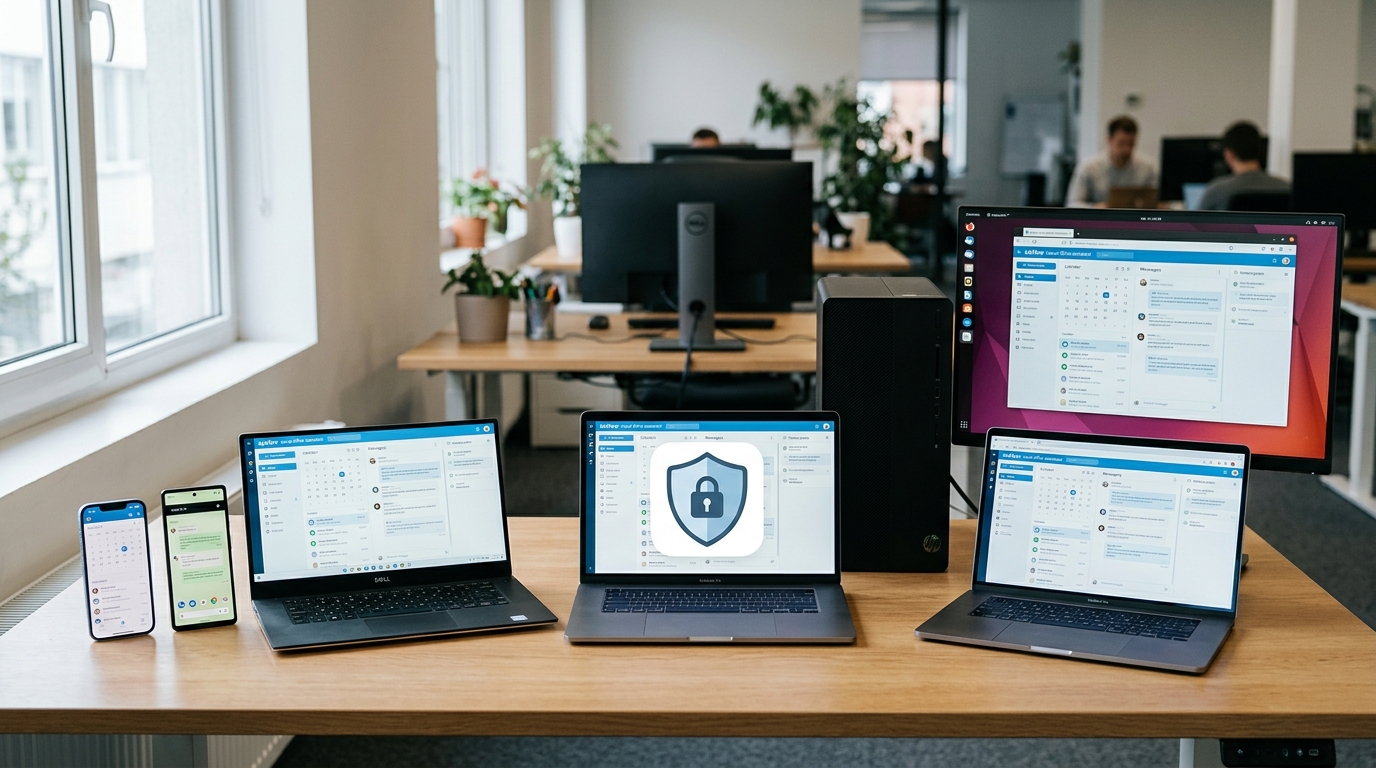 safew云办公助理多平台加密办公工具示意图