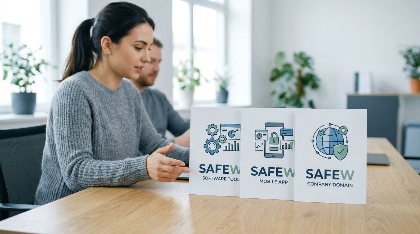 Safew 品牌与产品分类图 软件 App 企业域名
